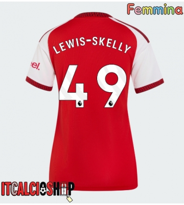 Arsenal Myles Lewis-Skelly #49 Prima Maglia Femmina 2026-27 Manica Corta